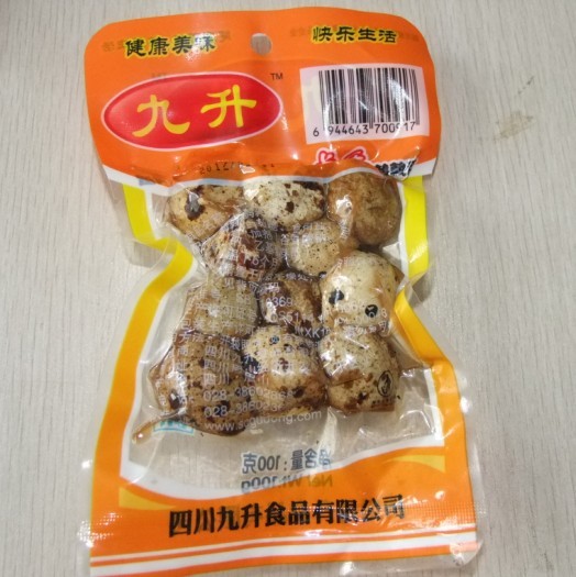 四川九升食品——卤鹌鹑蛋(有壳)